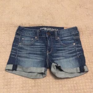 Denim shorts